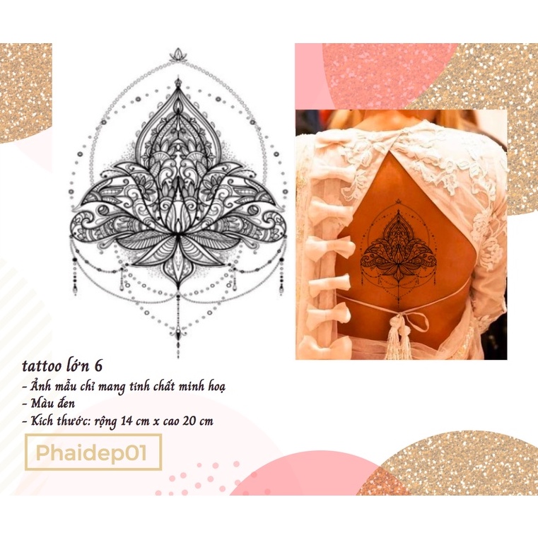 [Mới] Hình xăm dán | henna tattoo | hình xăm tạm thời | tattoo 3d | xăm tạm thời inkaholic