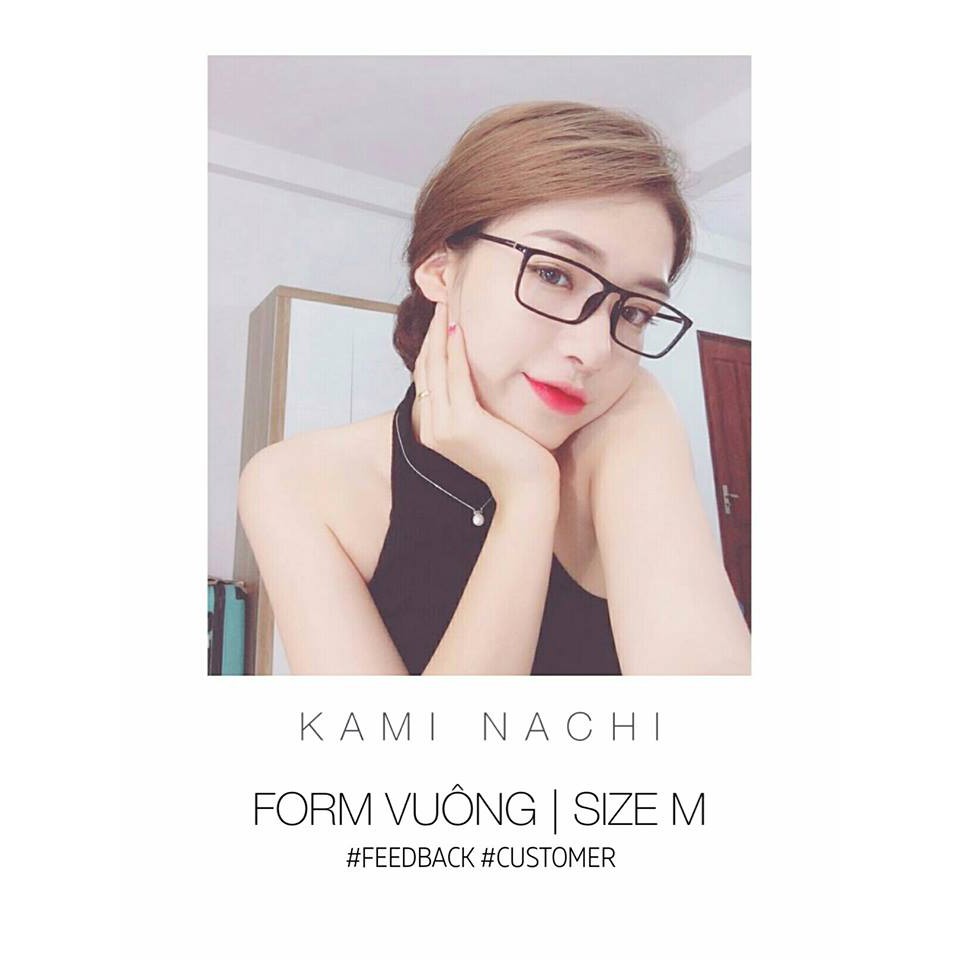 Gọng kính thời trang nam nữ KAMI NACHI dáng vuông phong cách đơn giản TN915 [CÓ THỂ LẮP TRÒNG CẬN] | BigBuy360 - bigbuy360.vn