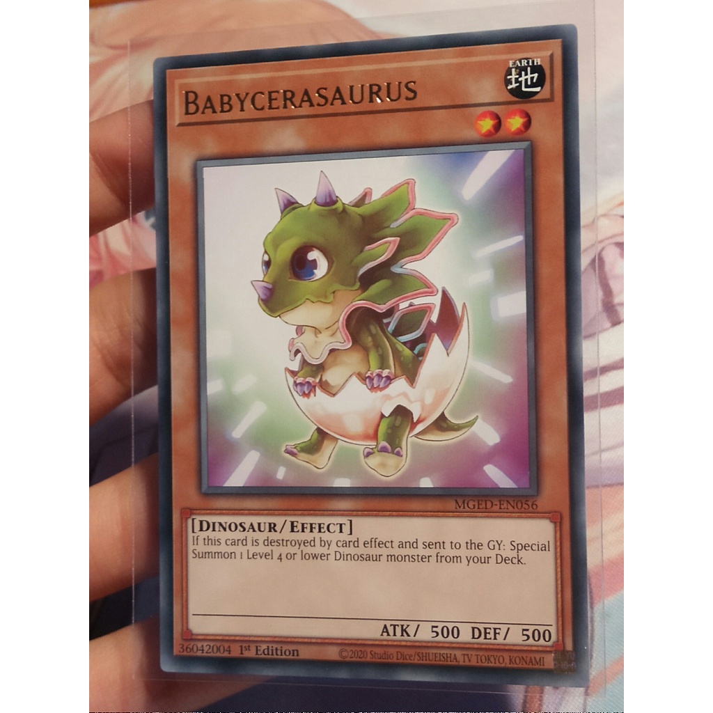 Thẻ Bài Yugioh: Babycerasaurus MGED-EN056