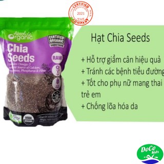 Hạt chia úc tím nhập khẩu úc 1kg - hạt chia absolute organic chia seeds - ảnh sản phẩm 7