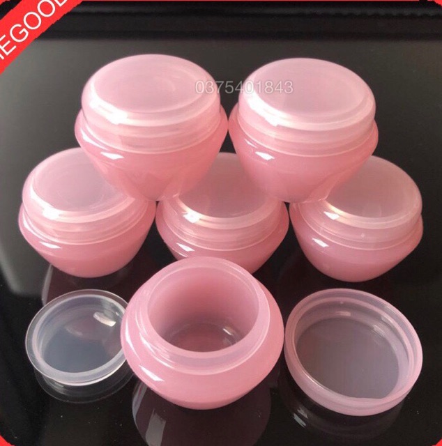 Lọ nhựa/Hũ nhựa chiết mỹ phẩm du lịch/chiết mực phun xăm tiện dụng (dung tích 2g - 100g)
