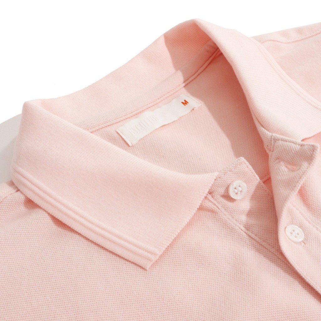 Áo Thun Polo Nam Cổ Bẻ Hông Pastel BY COTTON Pink Pastel Basic Polo | BigBuy360 - bigbuy360.vn