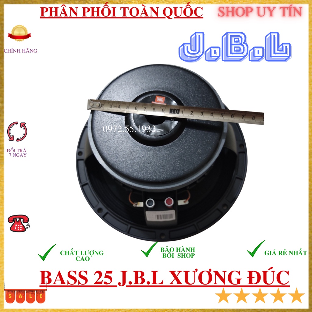 Loa bass 25 JB.L xương đúc khối từ 160 gân xếp tẩm dầu hàng cao cấp chất âm cực đỉnh loa bát 2 tấc rưỡi giá 1 chiếc