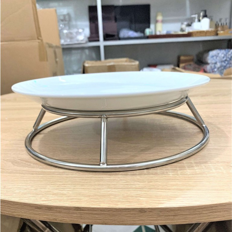 Chân kệ trang trí, trưng bày thức ăn, bánh, kẹo, món tráng miệng - INOX cao cấp không gỉ, kệ trang trí buffet