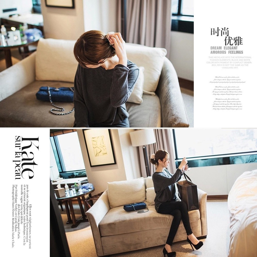 Dây buộc tóc gắn hoa hồng thời trang cho nữ