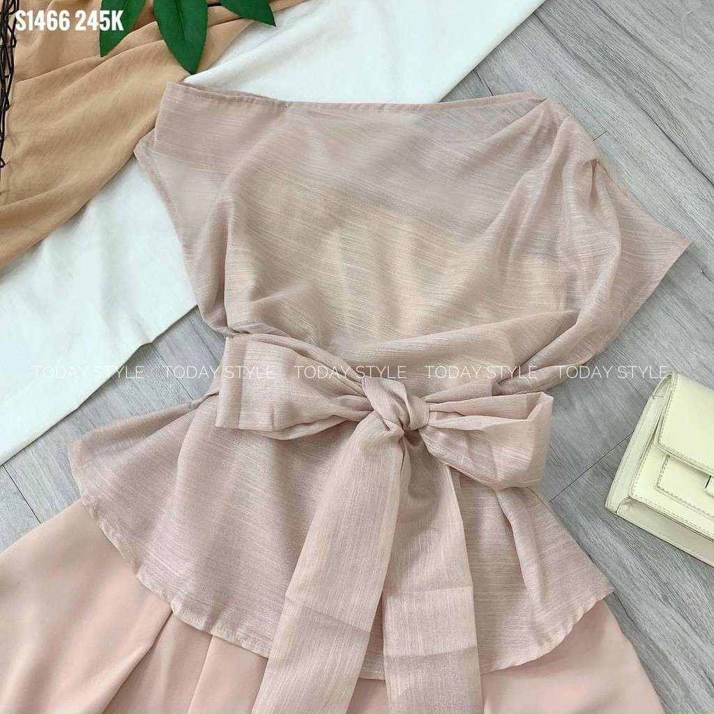 Set tơ lệch vai hàng siêu đẹp siêu xinh