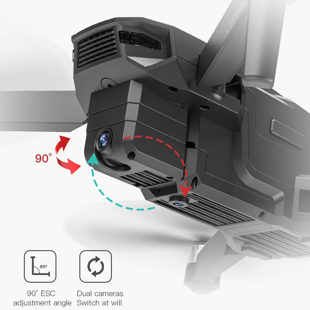 Flycam KF107 Cao Cấp Mới, Tích Hợp G.P.S/ Optical Flow. Camera 5G WIFI FPV 4K HD, Mô-tơ Không Chổi Than Mạnh Mẽ