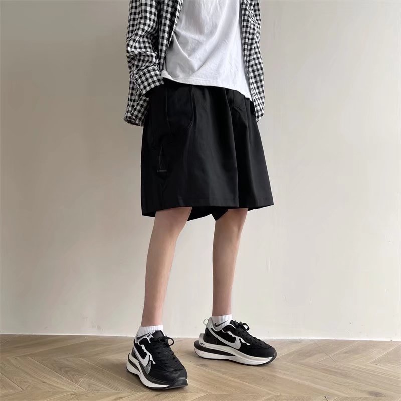 Quần ngắn ống rộng Nhiều Túi Phong Cách Hip Hop Cho Nam