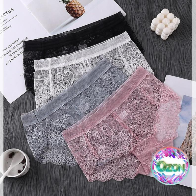 [Mã SRJULY1215 giảm 20K đơn 50K] Quần Lót Nữ Lụa Lạnh Cao Cấp Viền Ren Tim Cạp Cao Không Lộ Viền | BigBuy360 - bigbuy360.vn
