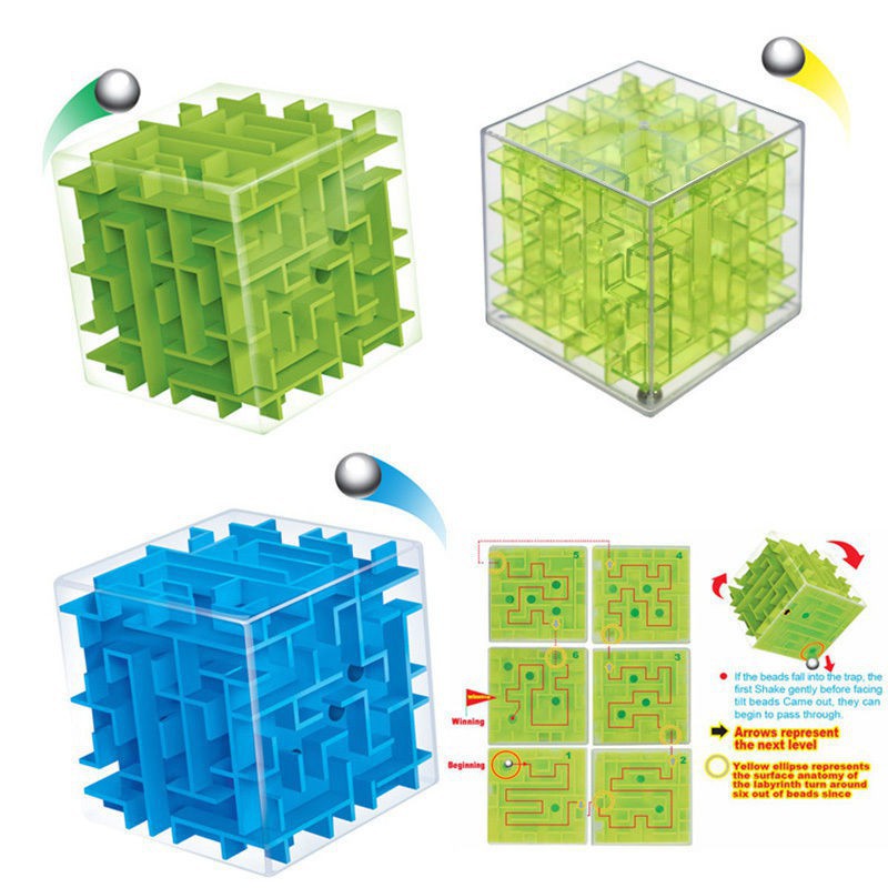 [FREESHIP] ĐỒ CHƠI RUBIK MÊ CUNG LĂN BI - TOÁN HỌC - XẾP HÌNH