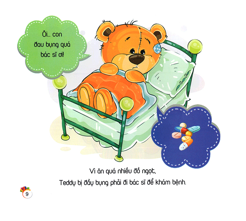 Sách Teddy Thích Ăn Kẹo - Gấu Bông Teddy  - Tập 3