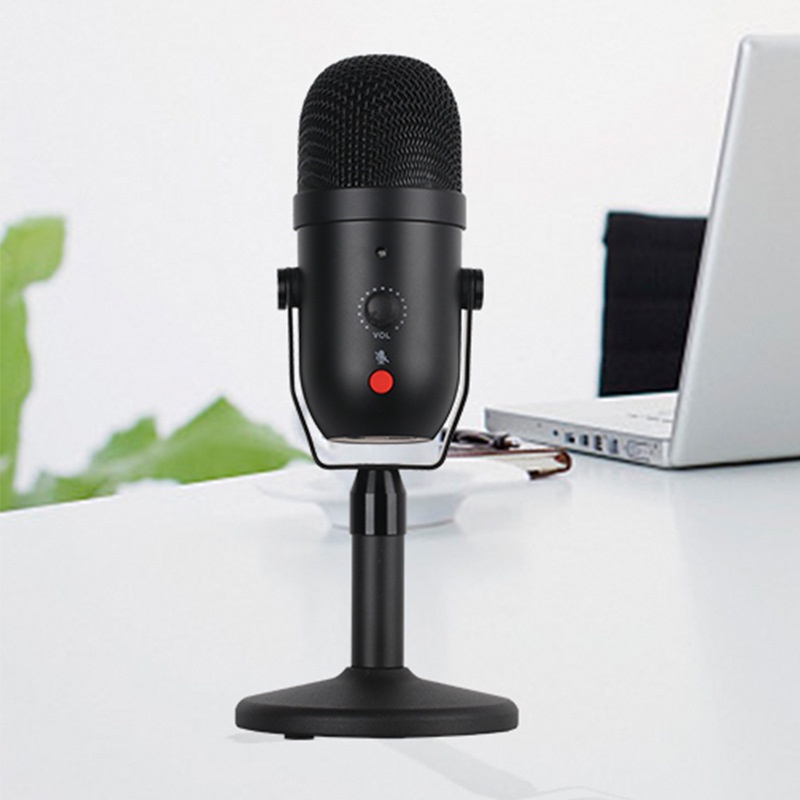Bộ công cụ ngưng tụ Podcast USB Micrô Máy tính chuyên nghiệp Truyền trực tuyến Bộ micrô một chiều để ghi lại trò chơi YouTube