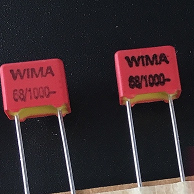 Tụ điện wima FKP2 1000V 68PF 1000V 68pF