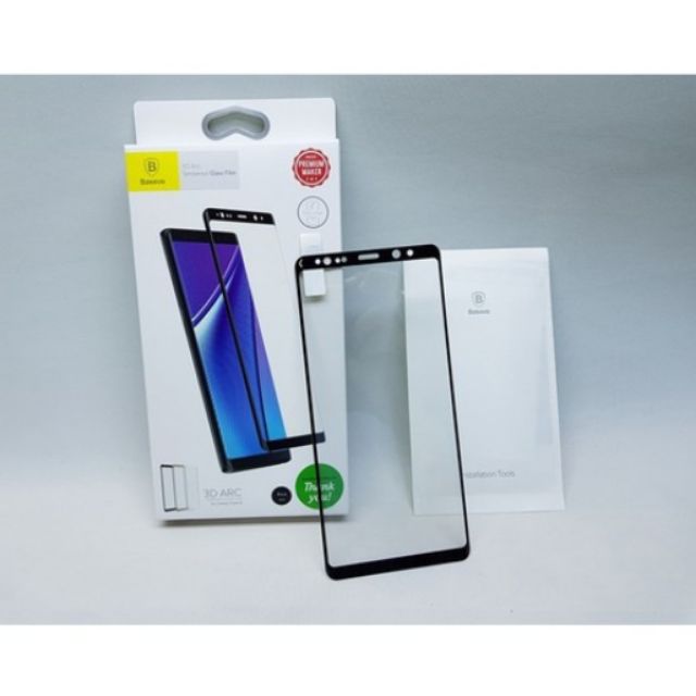 Kính cường lực Full màn Galaxy Note 8 hiệu Baseus chịu lực tốt nhất