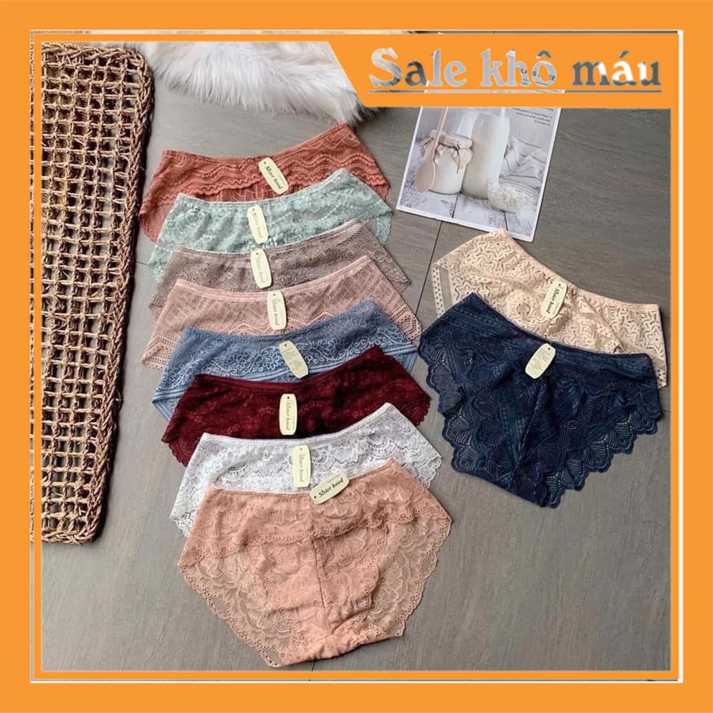 Quần Lót Nữ Ren Sexy , Đồ Lót thiết kế họa tiết ren nhiều màu