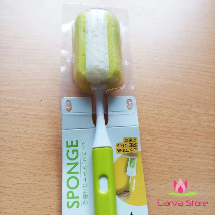 Dụng cụ cọ rửa bình sữa, bình giữ nhiệt đầu mút xốp KOKOBO - Larva Store