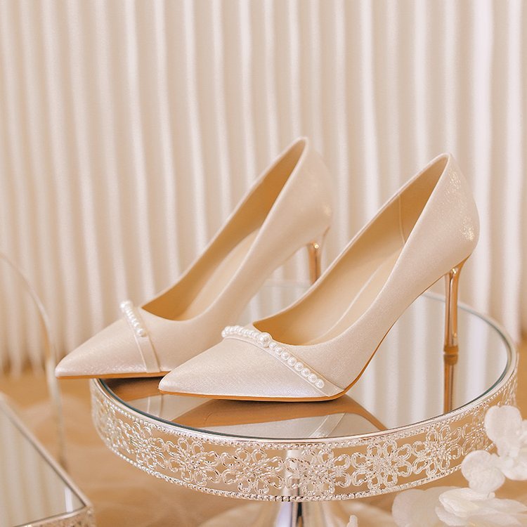 Giày Cao Gót Hai Cách Mang Thời Trang Mới 2022 Dành Cho Cô Dâu