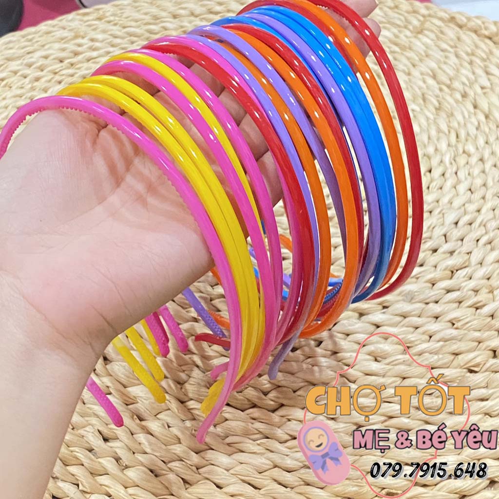 Cài Tóc Nhựa Dẻo Size Nhỏ, Cài Tóc Nhí (nhiều màu)