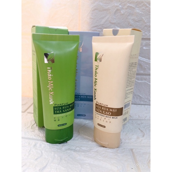 Sữa rửa mặt Thảo mộc xanh