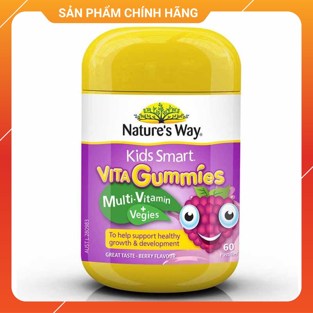 Kẹo gôm bổ sung vitamin cho bé - 60 viên
