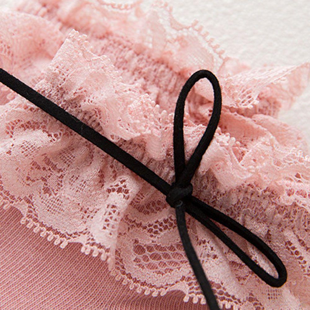 Tất Cotton Phối Ren Kiểu Công Chúa Phong Cách Lolita Ngọt Ngào Cho Bé Gái