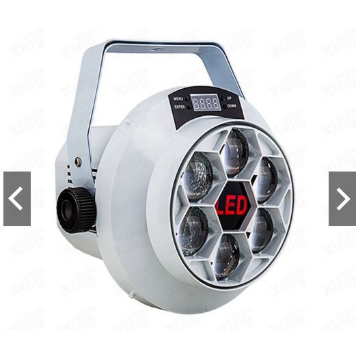 ĐÈN LED LASER 3D 6 MẮT - ĐÈN 6 MẮT HIỆU ỨNG VÂN NƯỚC, NHÁY THEO NHẠC