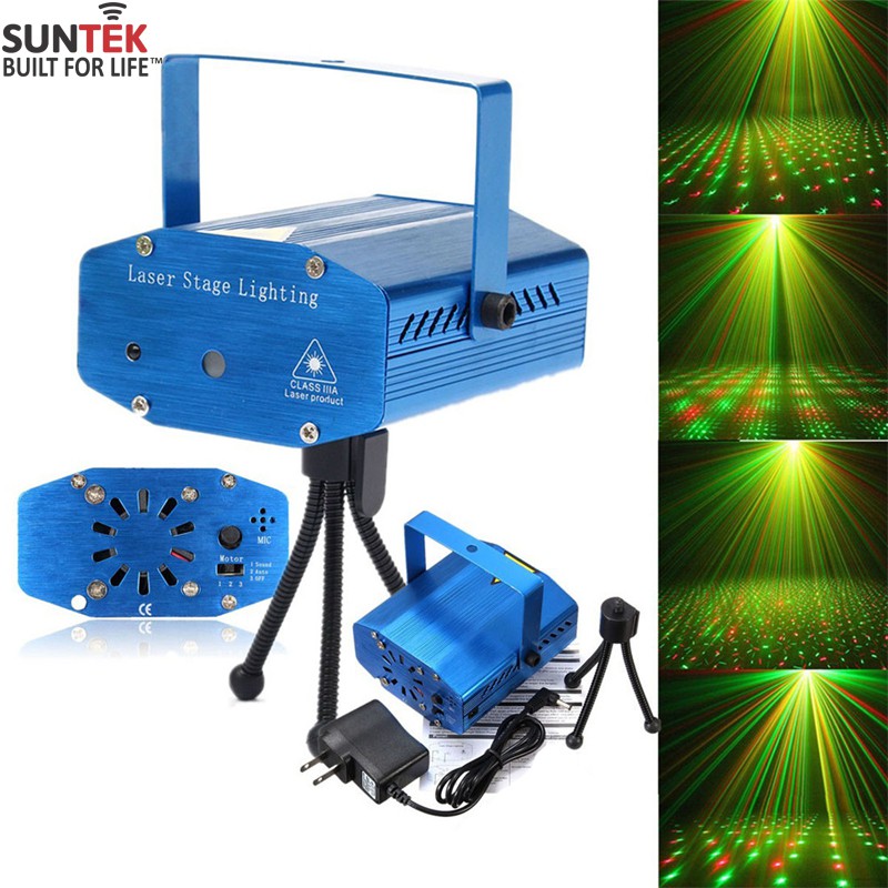 Đèn Chiếu Laser Vũ Trường Cảm Biến Âm Thanh. Đèn Chiếu Sao . Đèn chiếu Laze mini, quán caffe, nhà hàng, đám cưới...