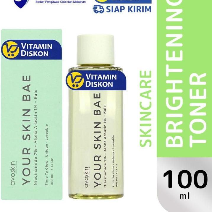 Giày thể thao Avoskin YOUR SKIN BAE SERIES TONER NIACINAMIDE 7% + ALPHA ARBUTIN 1% + KALE ⇡