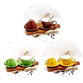 Ly cà phê capuchino cốc uống cafe 250ml Gốm sứ Bát Tràng màu đẹp