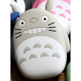 Sạc dự phòng mini hình totoro màu ghi