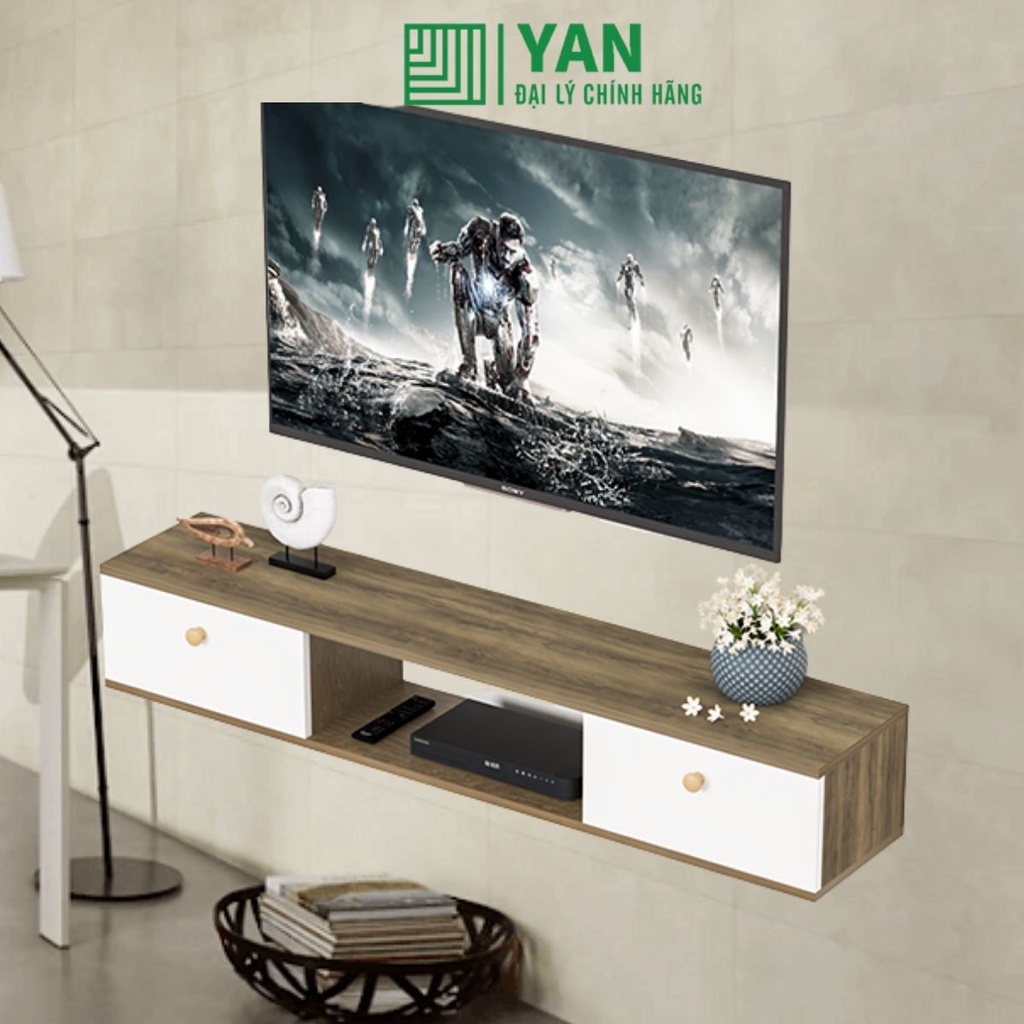 Kệ ti vi treo tường 1m2 thích hợp cho không gian nhỏ - gp188