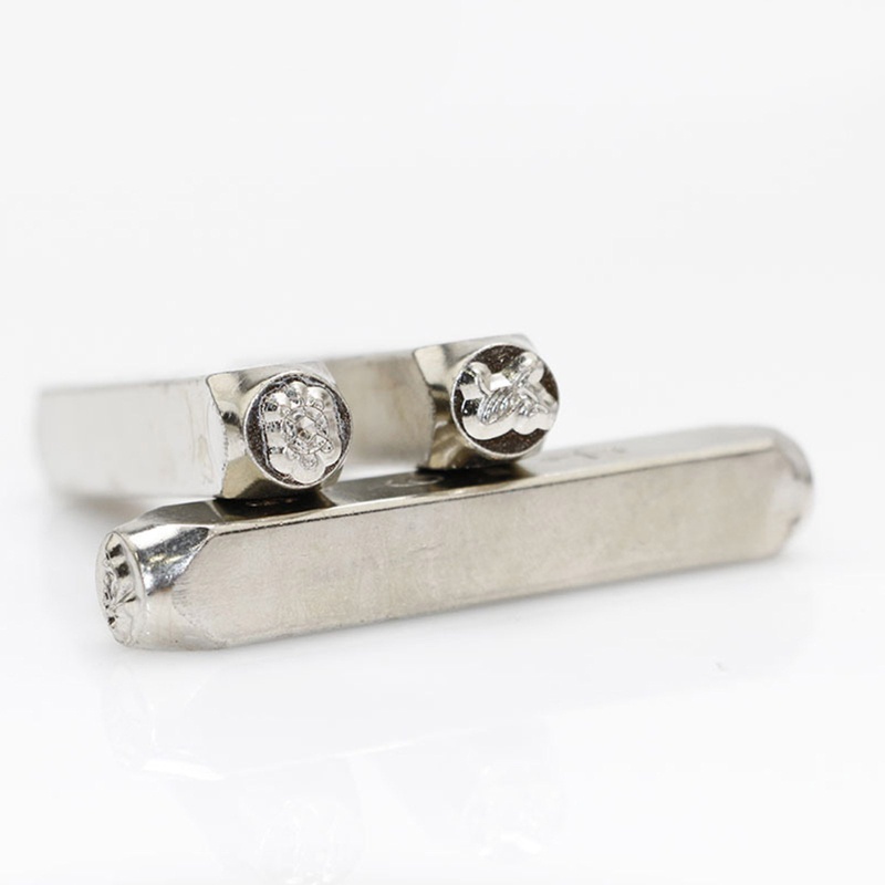 Set 12 Dụng Cụ Đóng Dấu Bằng Kim Loại 6mm Hình Động Vật