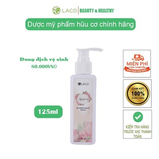 Dung dịch vệ sinh phụ nữ tự nhiên chiết suất hoa sen, gel vệ sinh phụ nữ an toàn  150ml Laco - Marosa