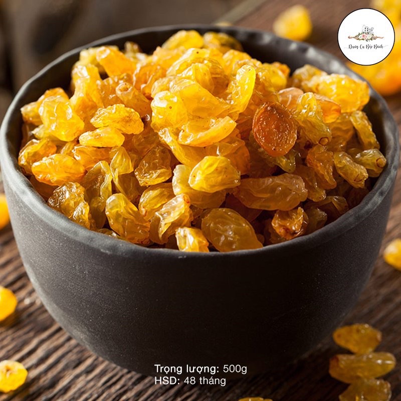 Nho Khô Vàng Ấn Độ Raisins 500gr