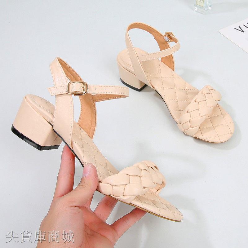 Giày Sandal Đế Thô Cài Khóa Size 34-39 Thời Trang Cho Nữ