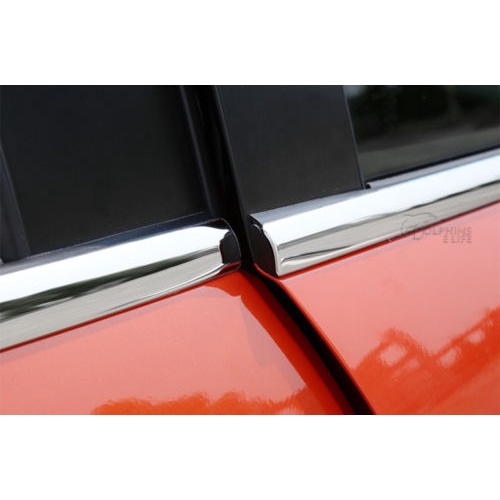 Nẹp Chân Kính Inox Cho Xe Ford Ecosport đời 2015 đến 2021 - 4 chi tiết