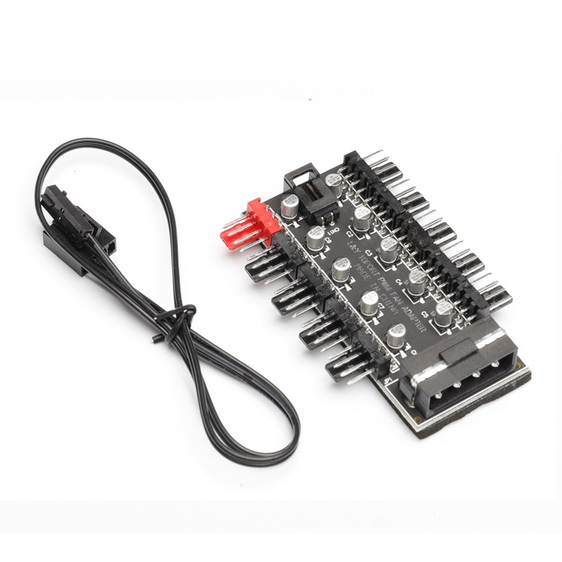 Hub chia Quạt  PWM 4 pin có điều tốc