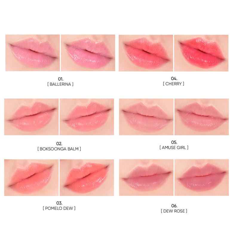 Son dưỡng môi có màu Amuse Dew Balm 3.2g - Ninishop