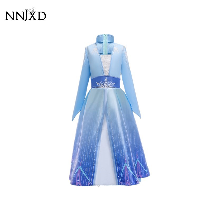 Đầm NNJXD Hóa Trang Nhân Vật Công Chúa Elsa 2 Thời Trang Xinh Xắn Dành Cho Bé Gái