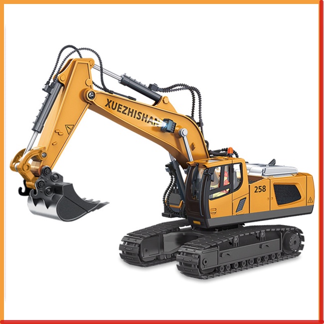 Xe Cần Cẩu Đồ Chơi Điều Khiển Từ Xa 11 Kênh Kèm Phụ Kiện