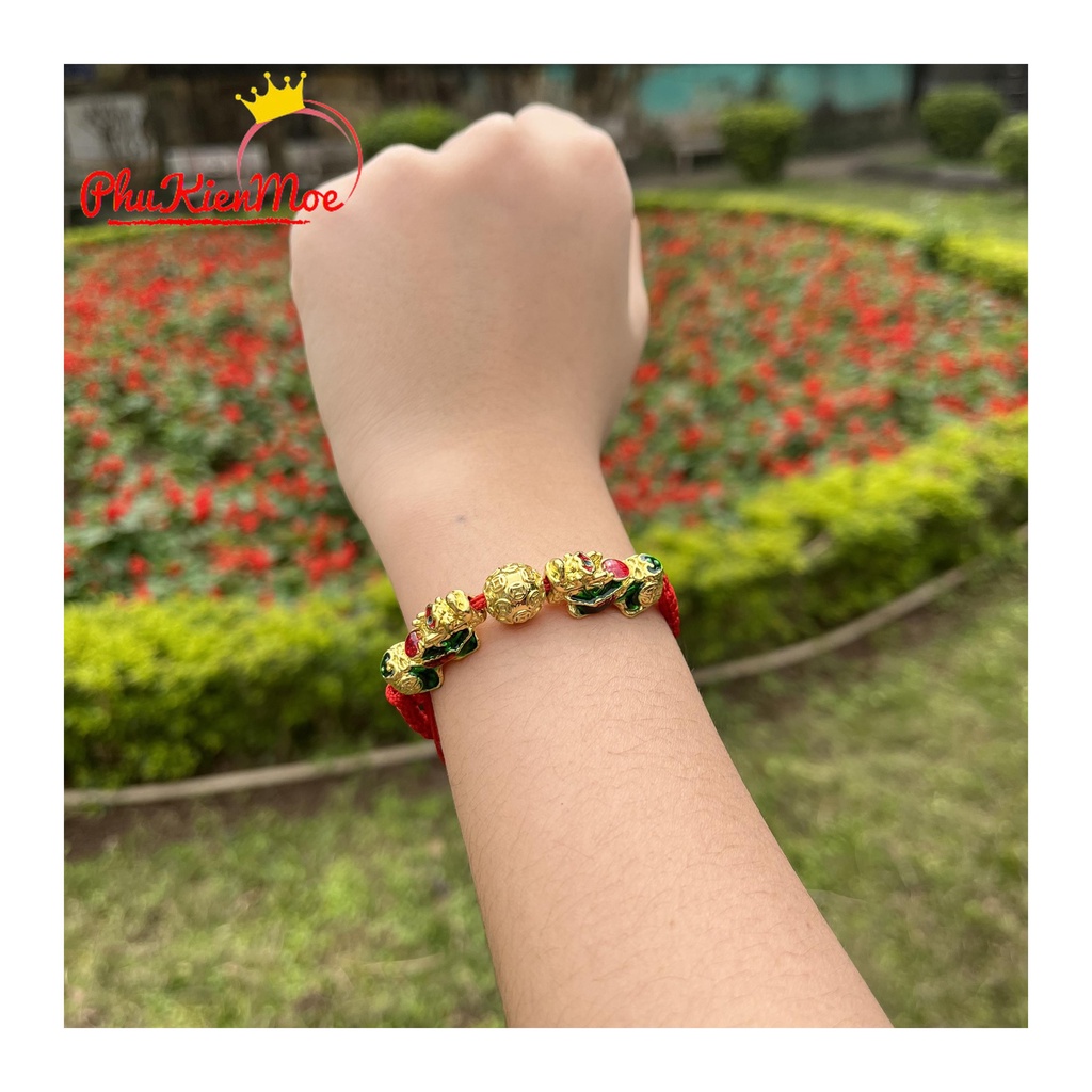 Vòng tay tì hưu hình con nghê cầu sức khỏe, cầu duyên