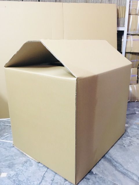 Thùng hộp carton lớn 60x50x50 5 lớp sóng AB đóng gói hàng hóa, chuyển nhà cứng cáp
