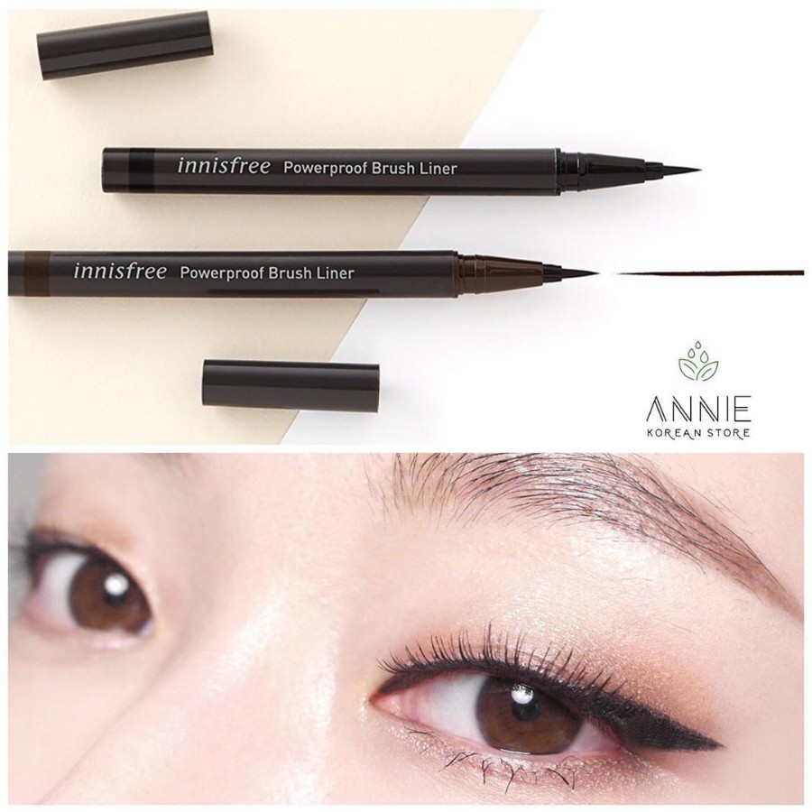 Kẻ mắt không lem, không trôi Innisfree Powerproof Brush Liner