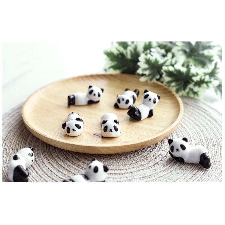 Gác đũa gấu trúc 8 mẫu đáng yêu p/c Nhật - Sứ cao cấp không chì xuất khẩu