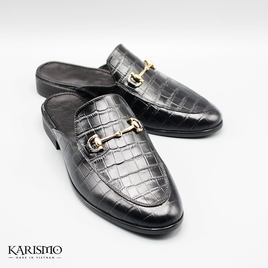 Giày sục công sở nam - Da bò cao cấp 100% - hàng big size 44-46