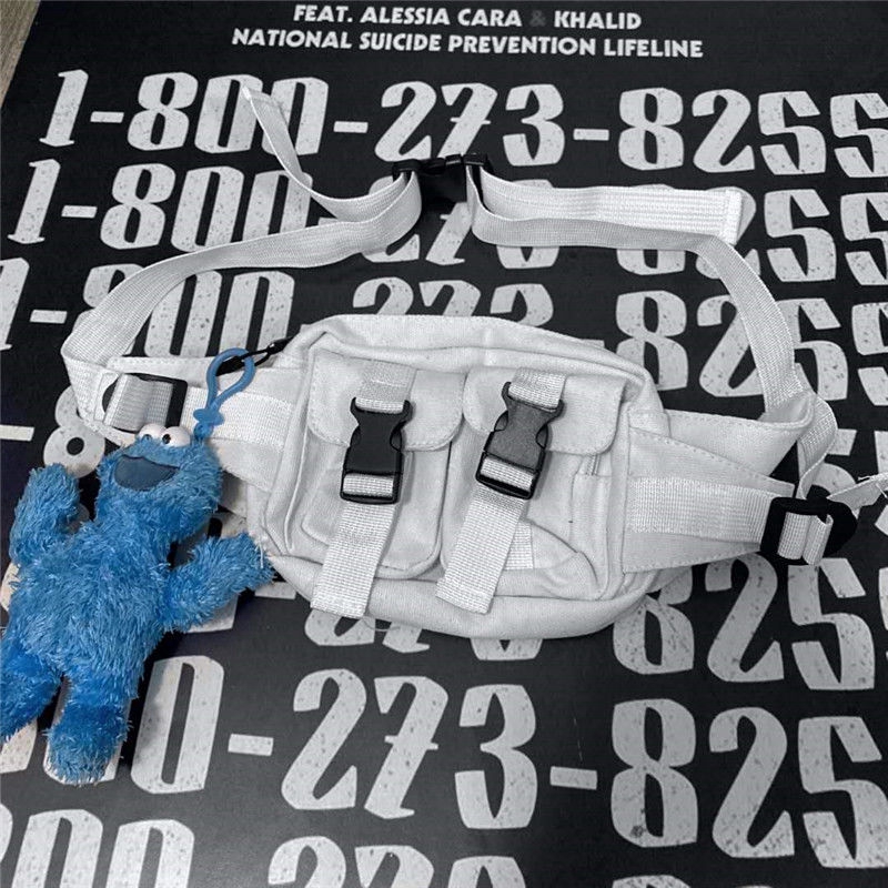 Túi đeo chéo vai chất liệu canvas kiểu dáng trẻ trung cổ điển | BigBuy360 - bigbuy360.vn