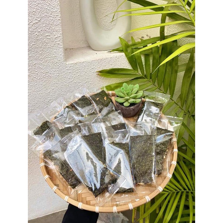 RONG BIỂN KẸP HẠT DINH DƯỠNG 100G - Ăn vặt healthy tốt cho sức khỏe, snack rong biển, rong biển kẹp ngũ cốc, không đường