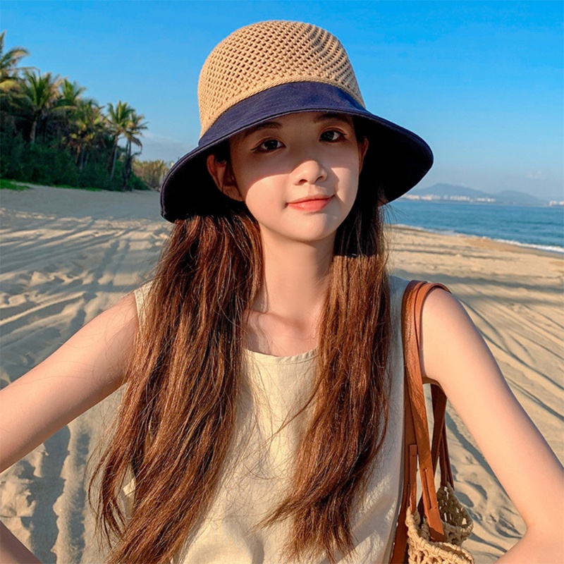Mũ Chống Nắng Tia UV Đính Nơ Đáng Yêu
