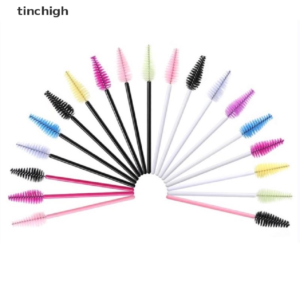 Bộ 25 Cọ Mascara Trang Điểm Lông Mi Bằng Silicone Sử Dụng Một Lần