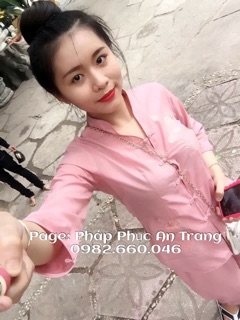 Cổ tàu thêu màu hồng 💓